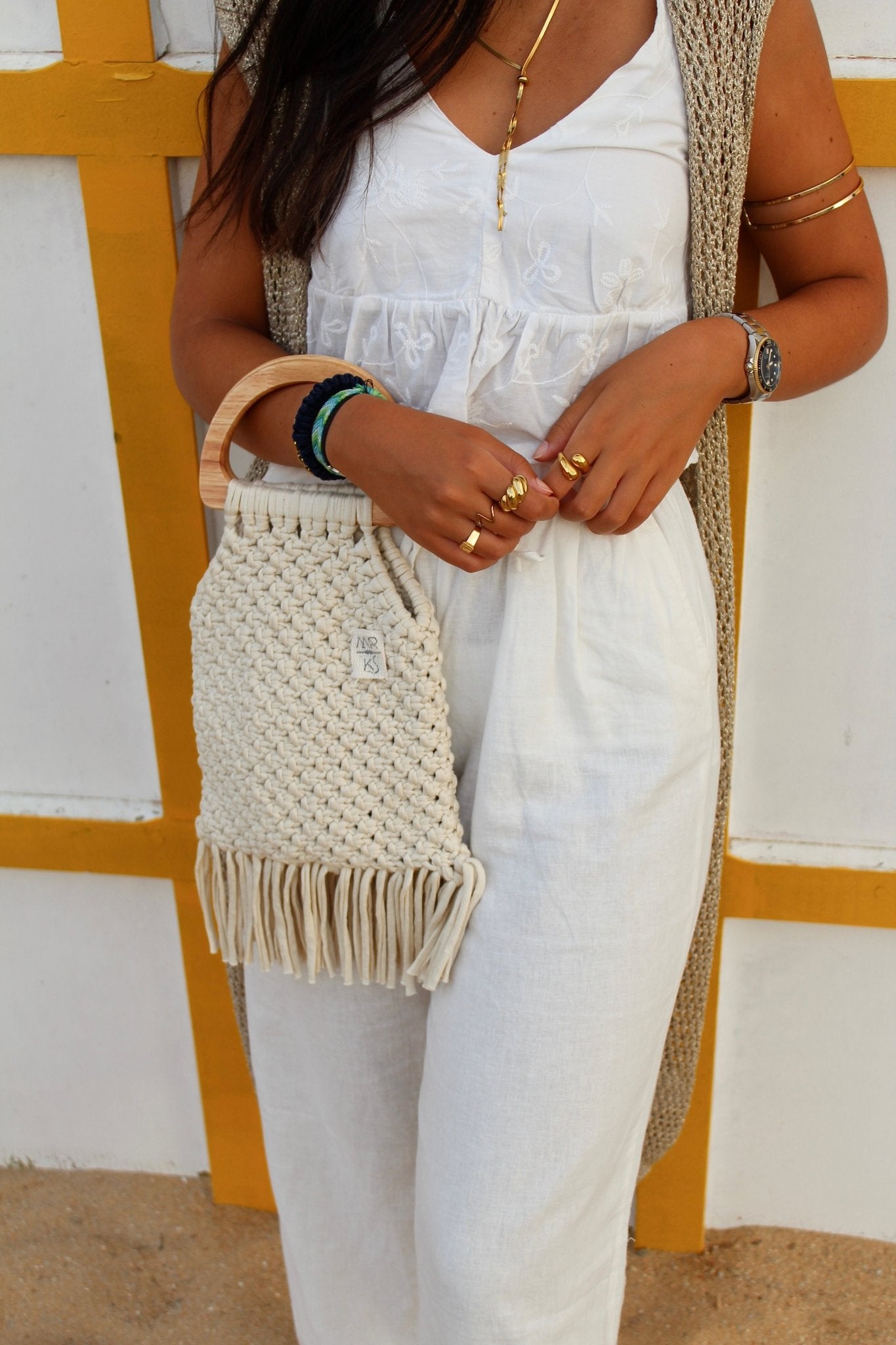 BOLSO LADY - BEIGE - Merakis | Bolsos hechos a mano y decoración