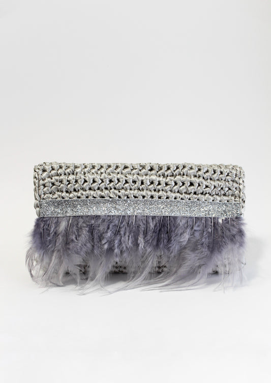 BOLSO MANO - 	PLATA