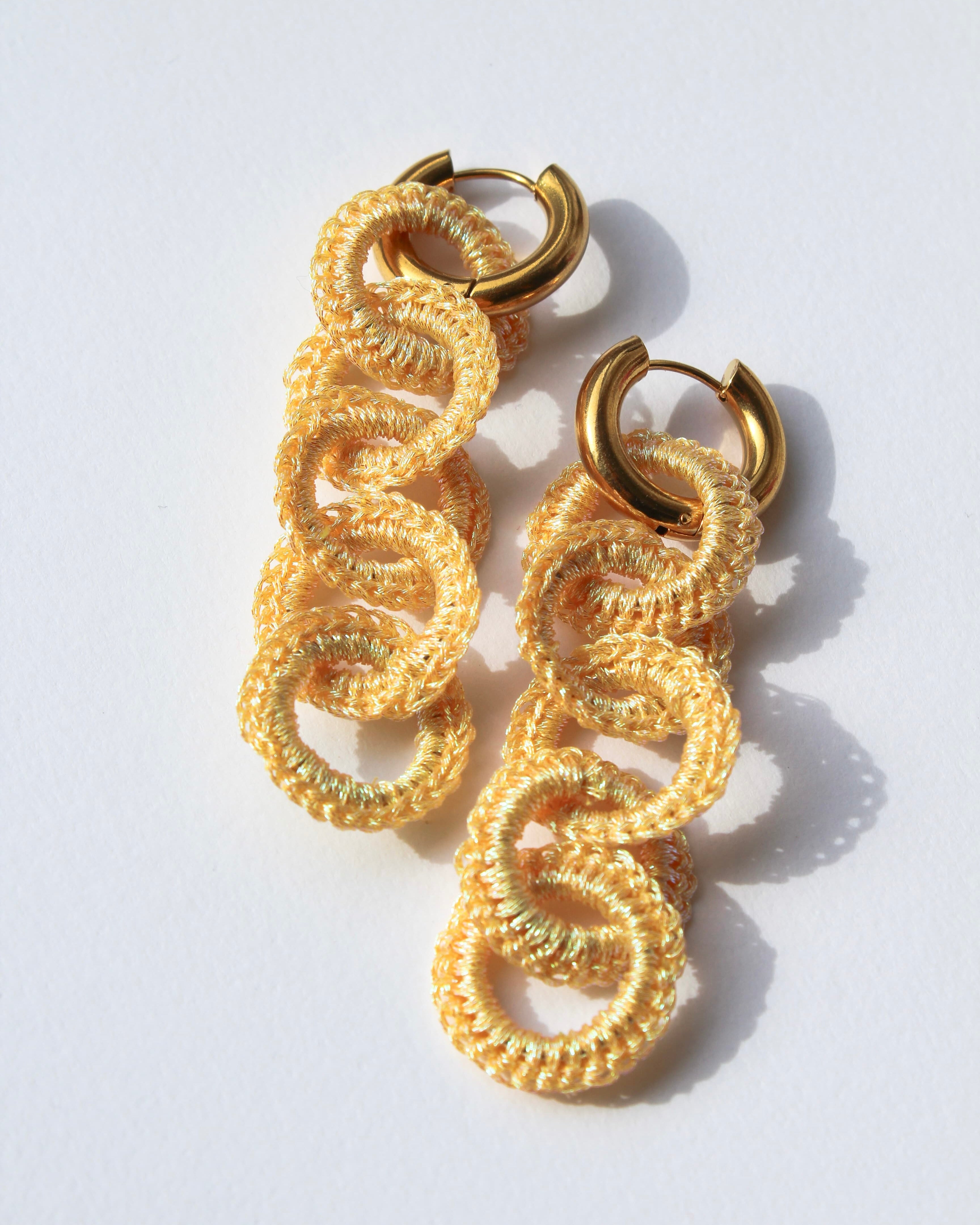 PENDIENTES MILÁN LARGOS BRILLANTES