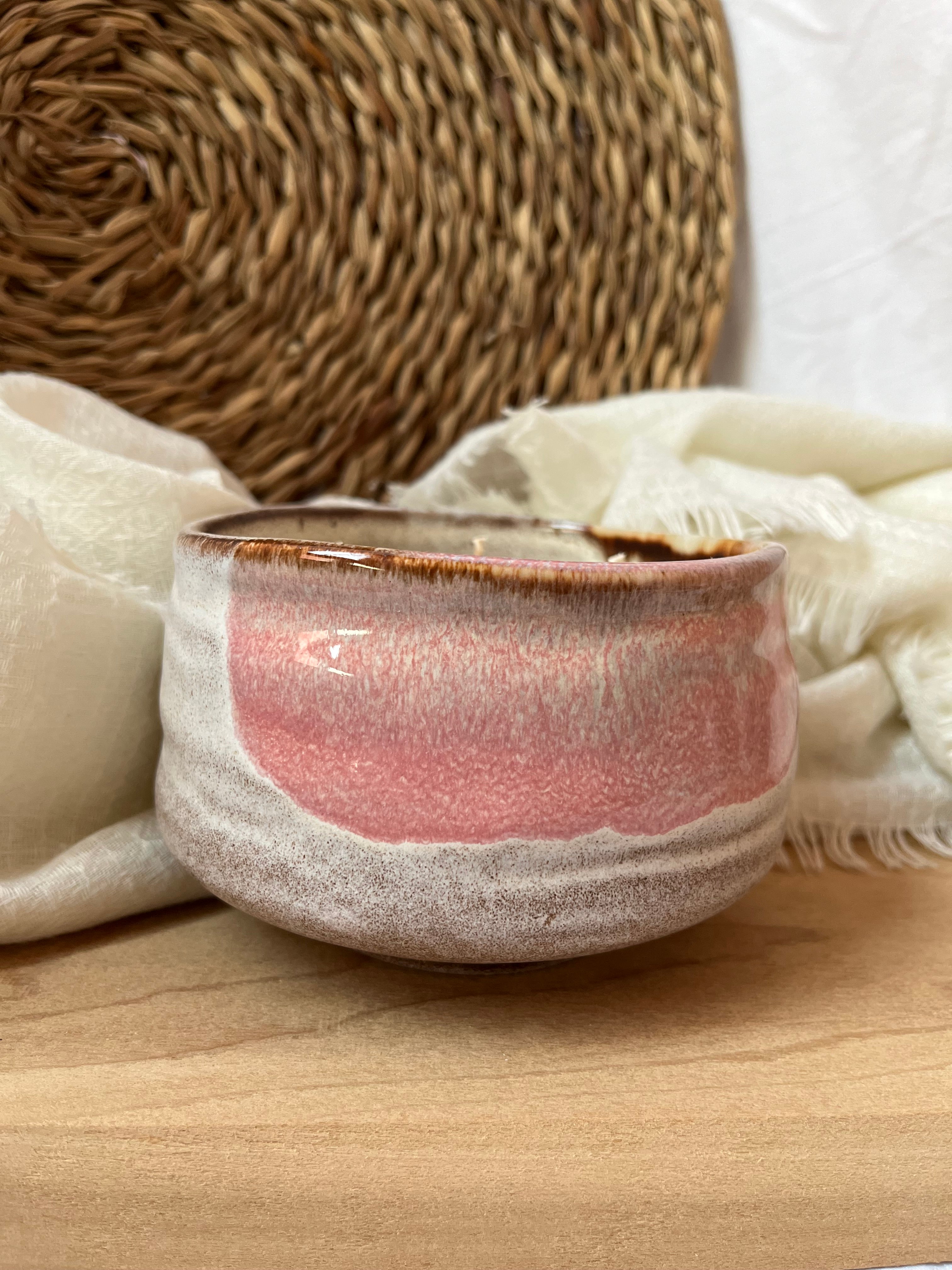 VELA CERÁMICA - CUCA ROSA