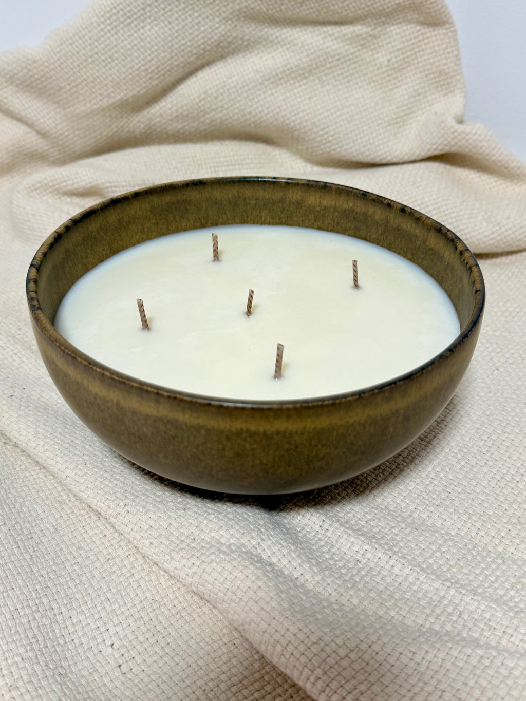 VELA CERÁMICA - MARRÓN