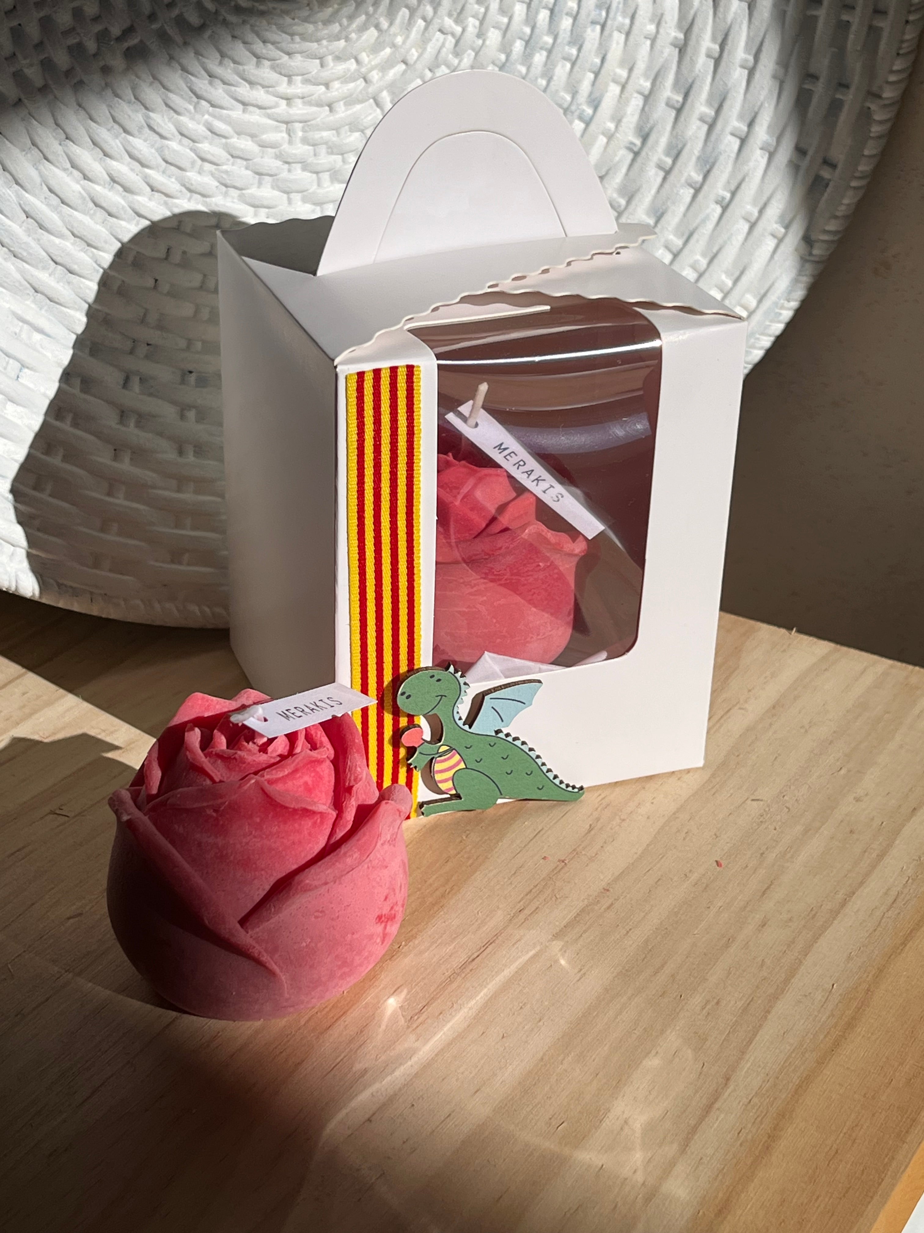 VELA SOJA - ROSA SANT JORDI