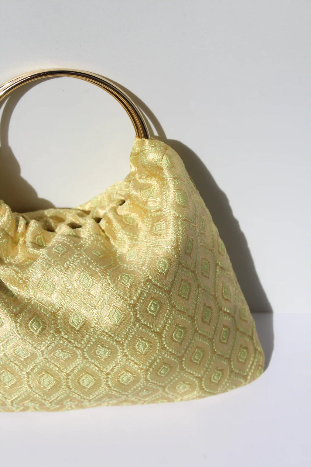 BOLSO PARIS TELA -  AMARILLO ESTAMPADO