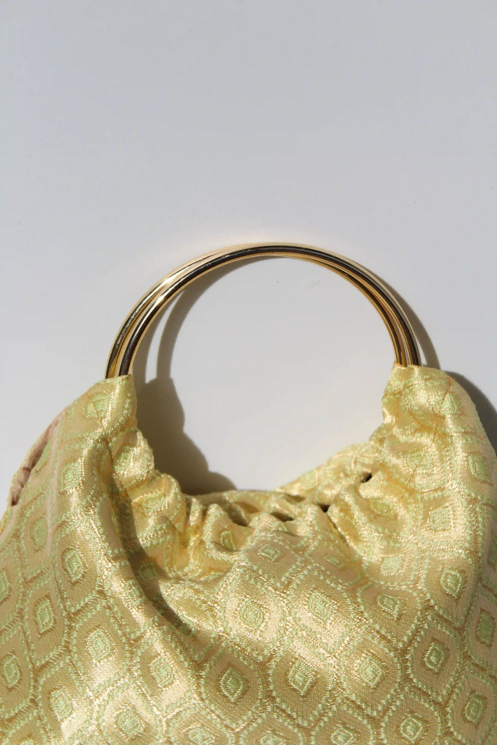 BOLSO PARIS TELA -  AMARILLO ESTAMPADO