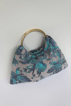 BOLSO PARIS TELA -  AZUL ESTAMPADO