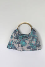 BOLSO PARIS TELA -  AZUL ESTAMPADO