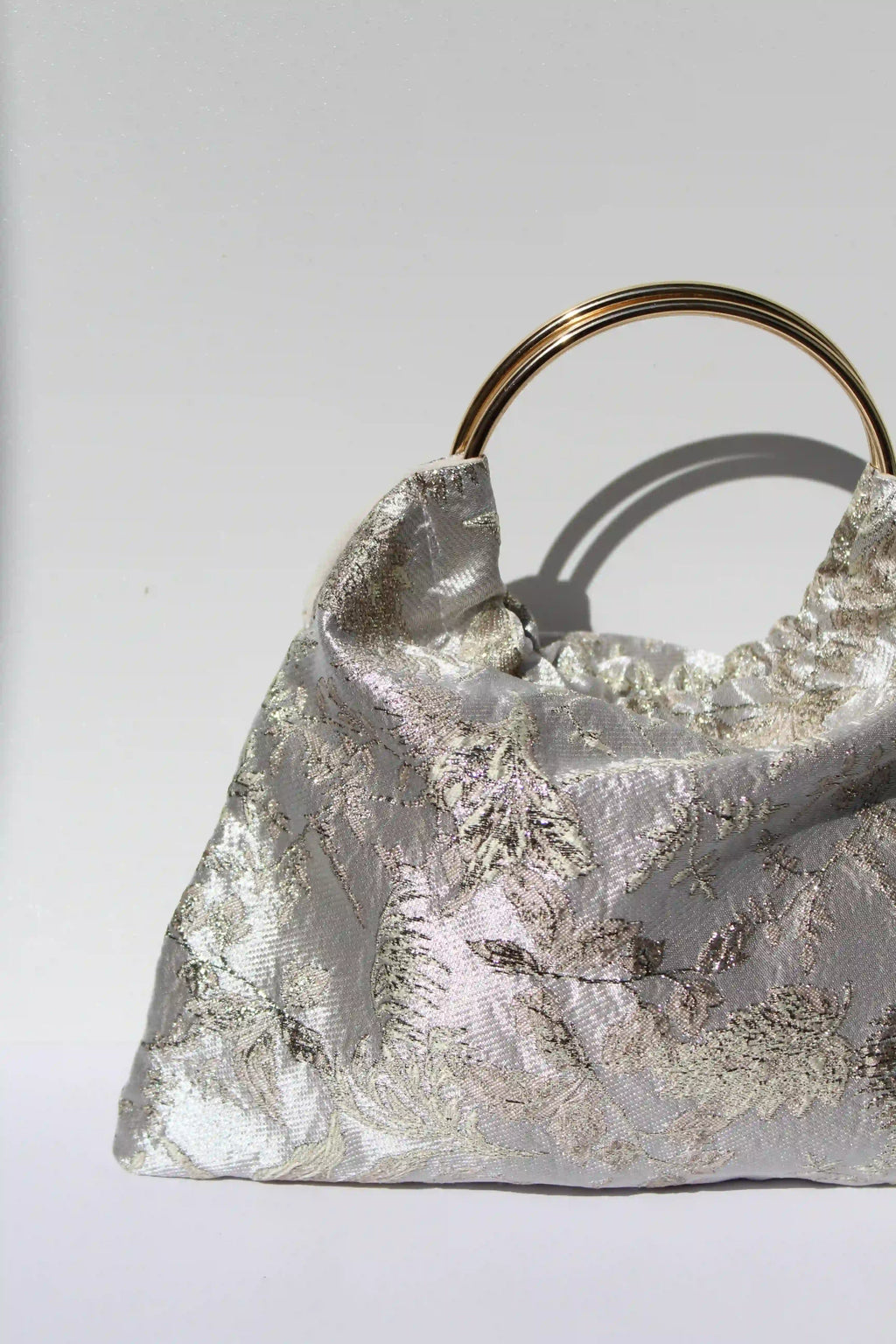 BOLSO PARIS TELA -  DORADO ESTAMPADO