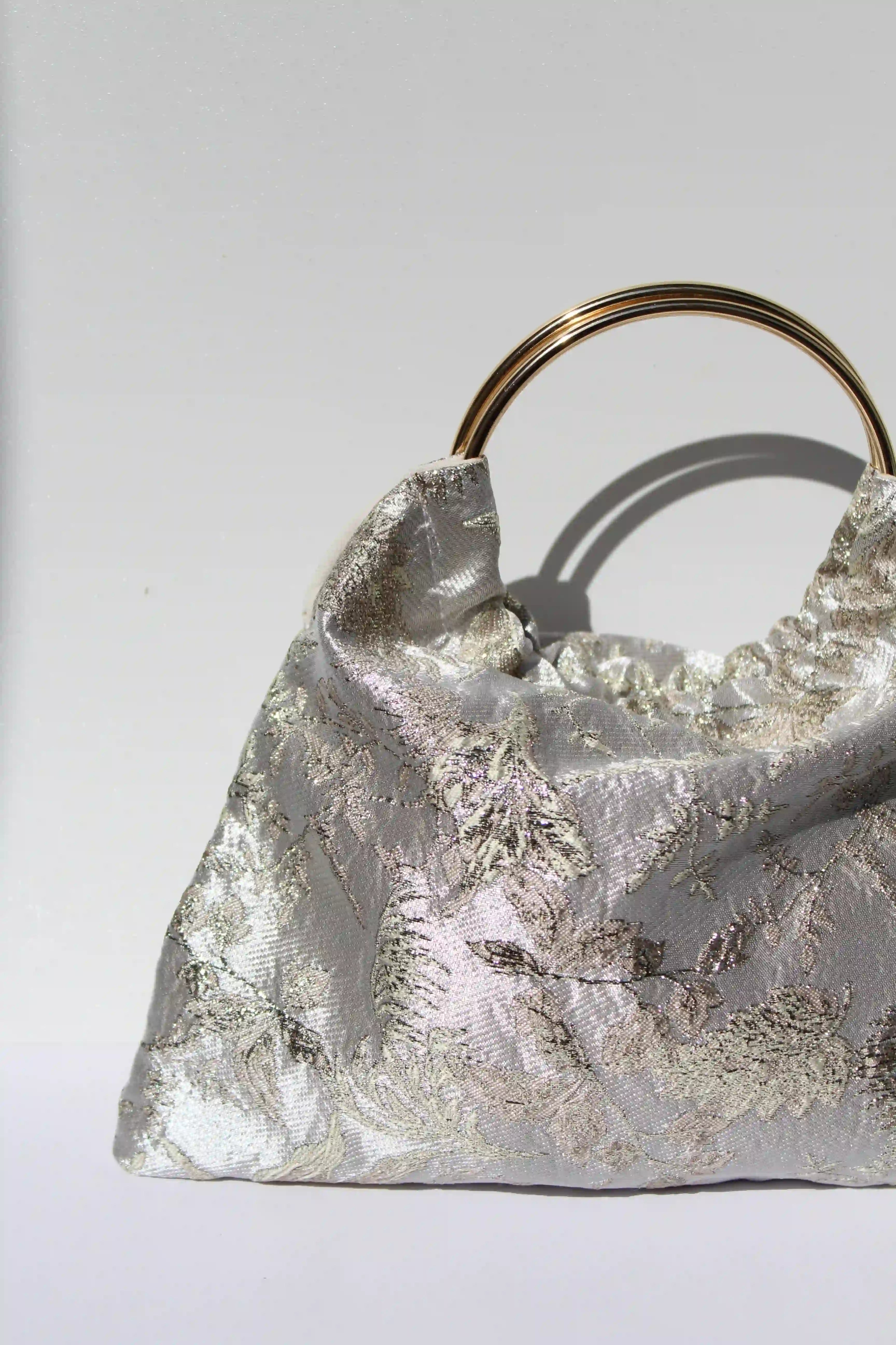 BOLSO PARIS TELA -  DORADO ESTAMPADO