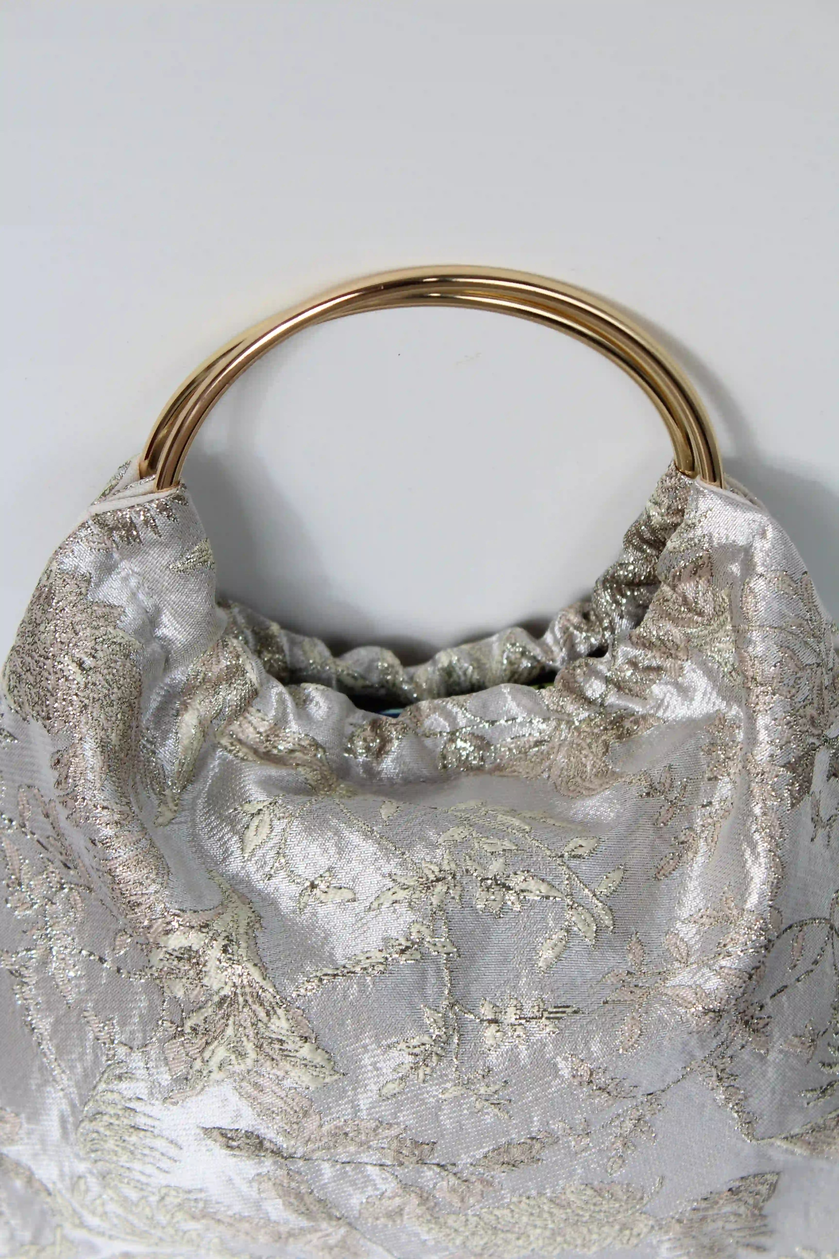 BOLSO PARIS TELA -  DORADO ESTAMPADO