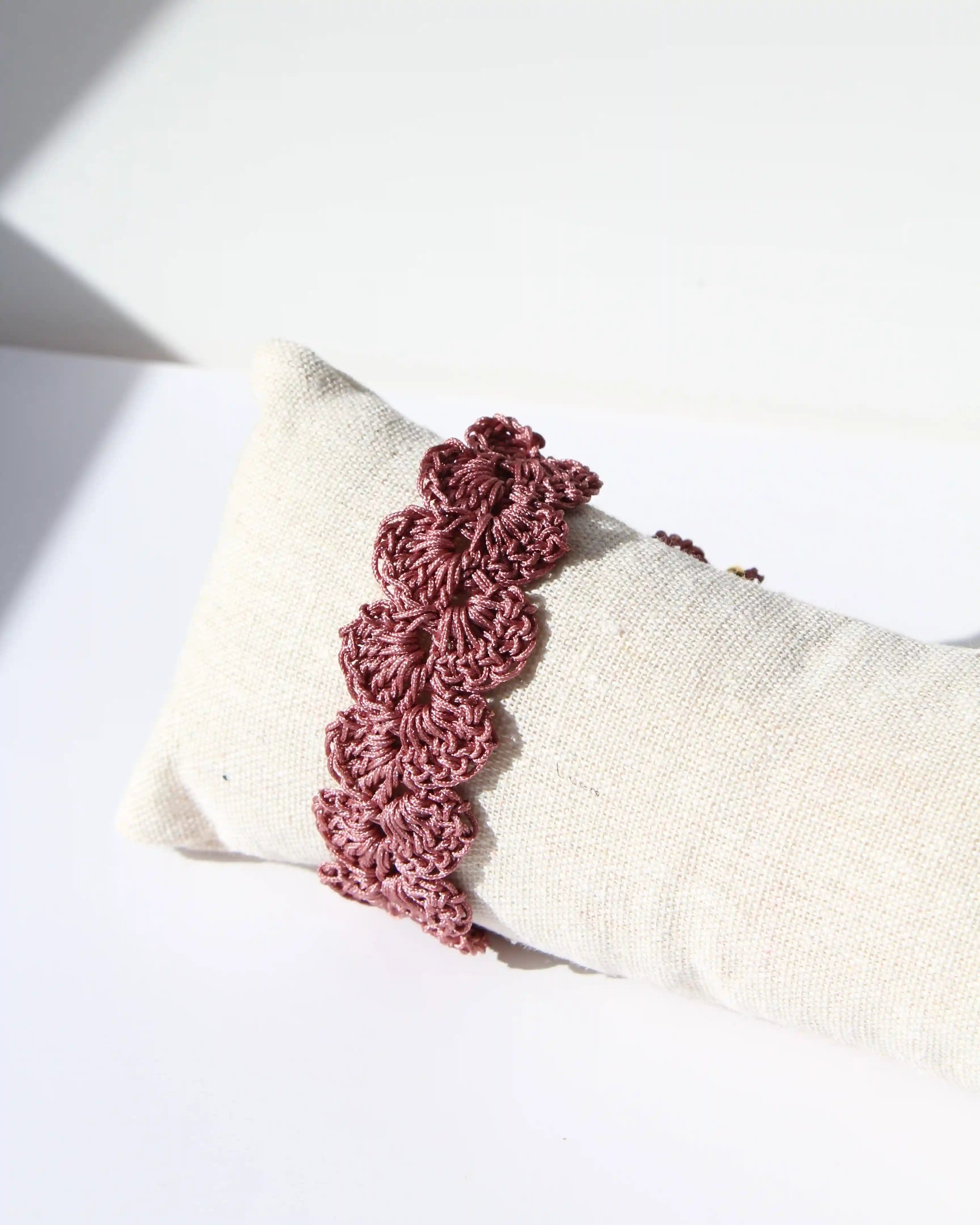 BRAZALETE CROCHET