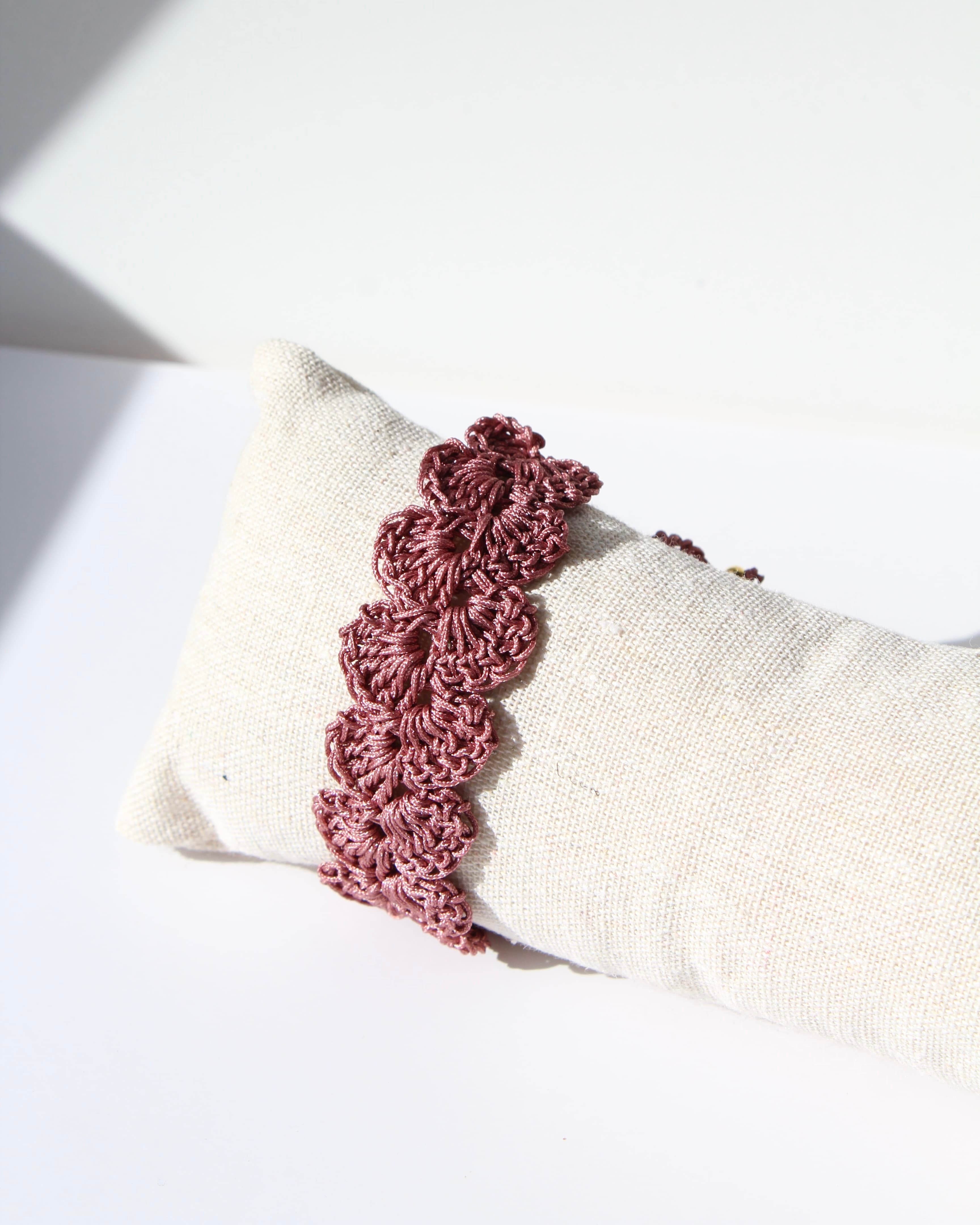 BRAZALETE CROCHET