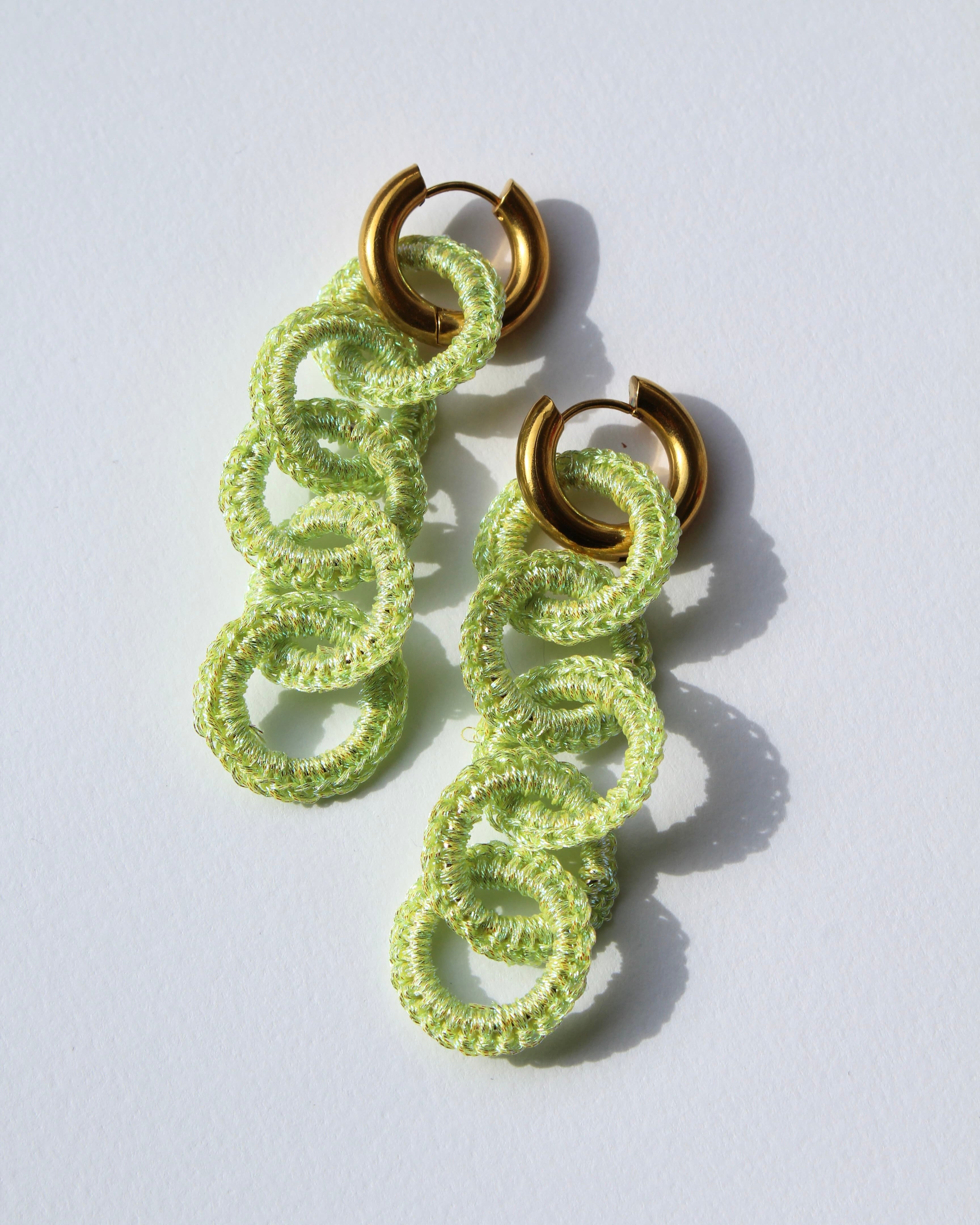 PENDIENTES MILÁN LARGOS BRILLANTES