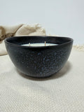 VELA CERÁMICA - NEGRO/AZUL MOTAS
