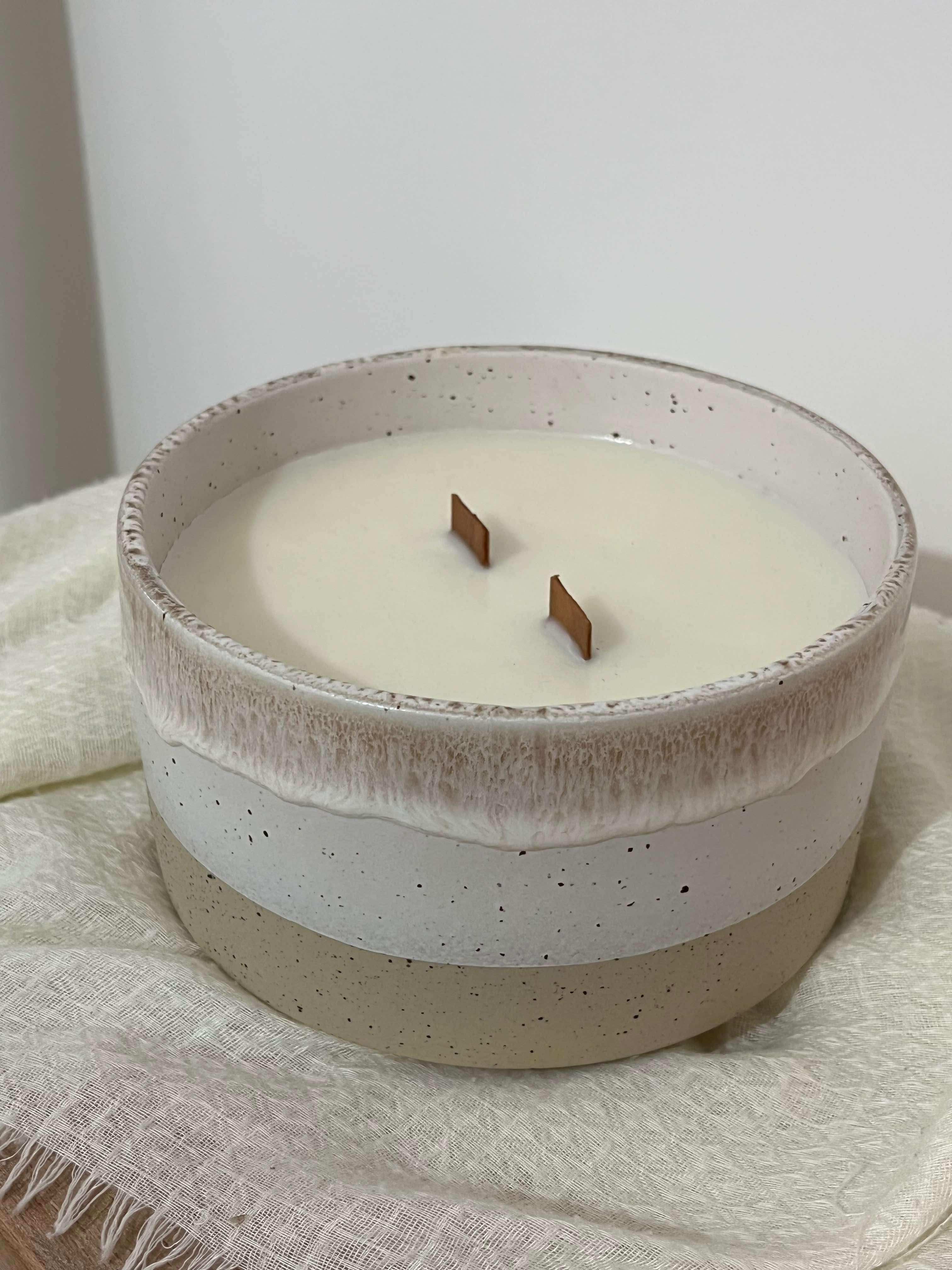 VELA CERÁMICA - BEIGE