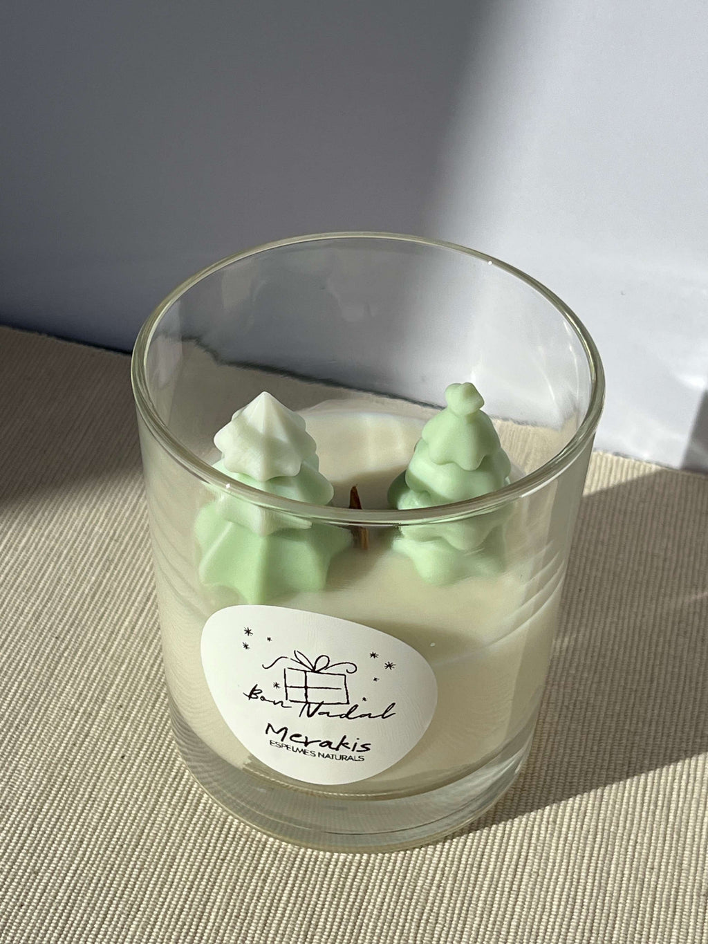 VASO- ARBOL NAVIDAD VERDES