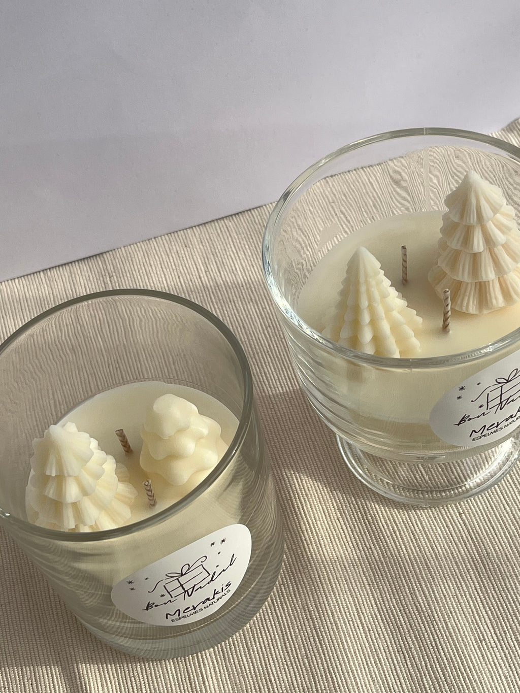 VASO- ARBOL NAVIDAD BLANCO