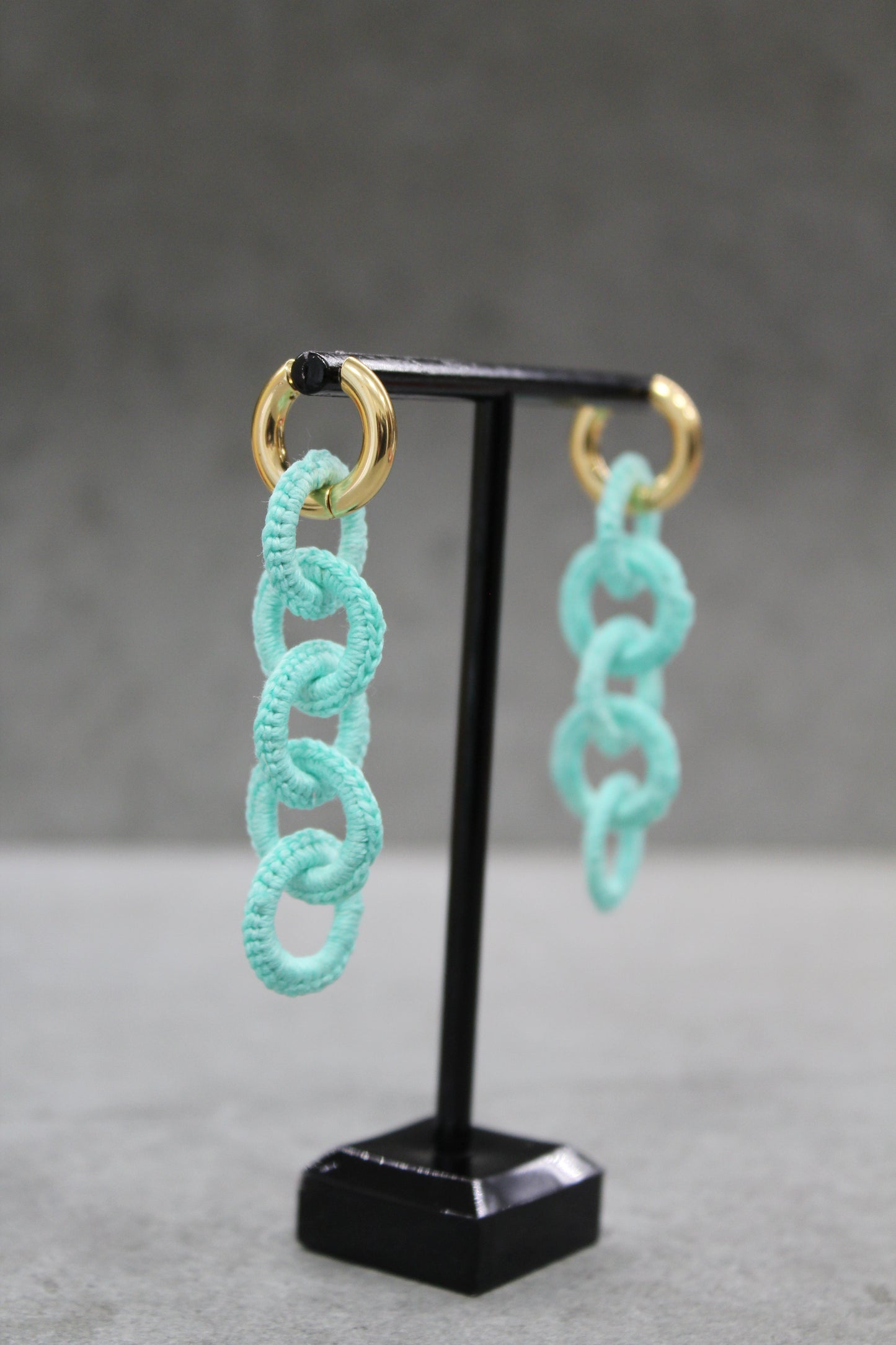 PENDIENTES MILÁN - TURQUESA PASTEL