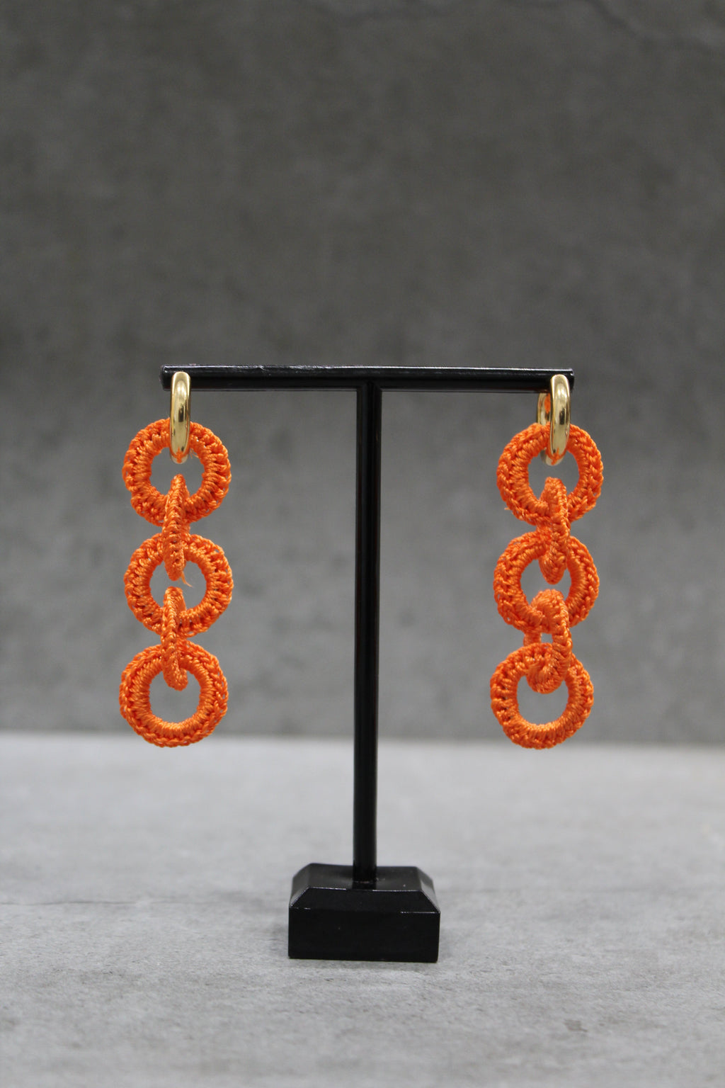 PENDIENTES MILÁN - NARANJA BRILLO