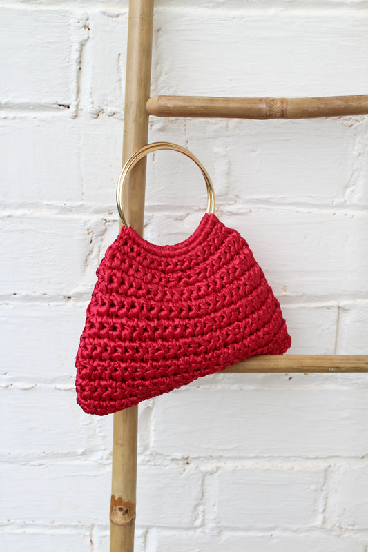 BOLSO PARIS -  ROJO RUBÍ