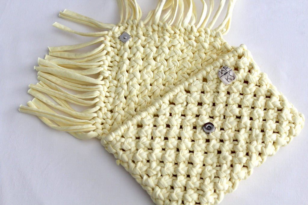 BOLSO BRAMANT - AMARILLO PALO - Merakis | Bolsos hechos a mano y decoración