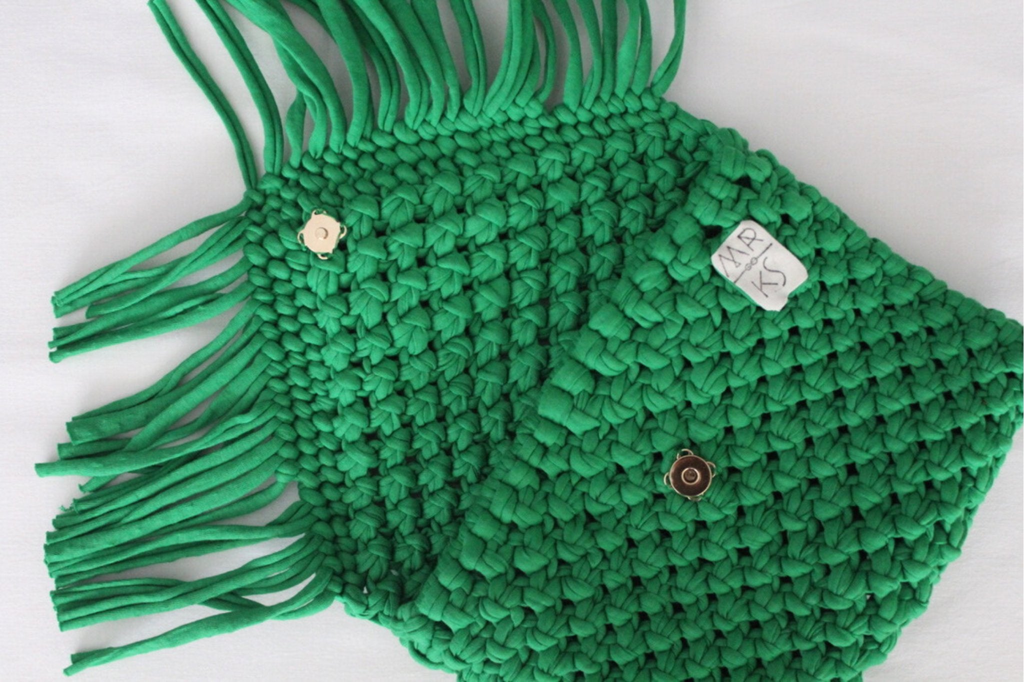 BOLSO CONCA - VERDE - Merakis | Bolsos hechos a mano y decoración