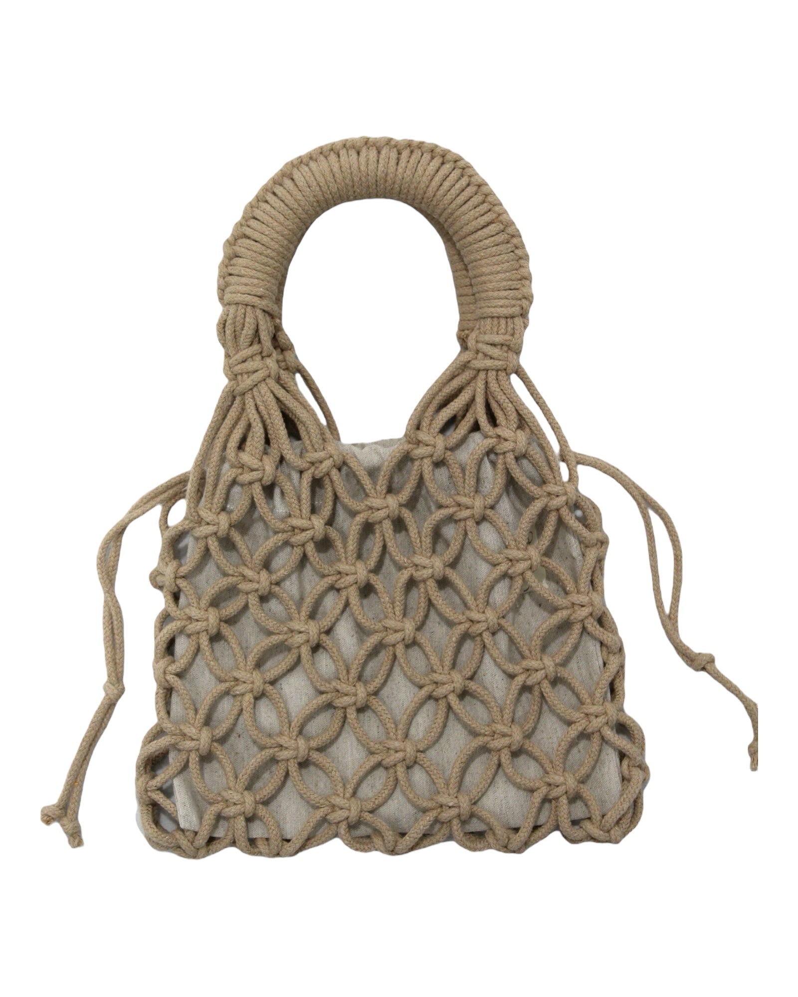 BOLSO GLAM MINI - BEIGE - Merakis | Bolsos hechos a mano y decoración