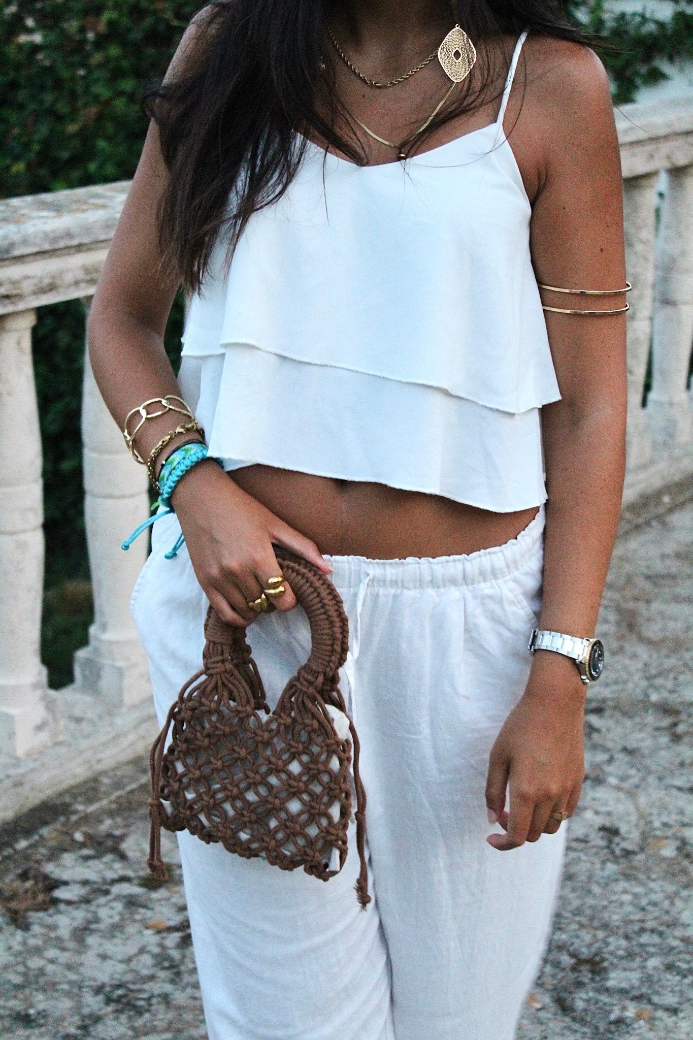 BOLSO GLAM MINI - MARRÓN - Merakis | Bolsos hechos a mano y decoración