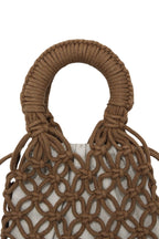 BOLSO GLAM MINI - MARRÓN - Merakis | Bolsos hechos a mano y decoración
