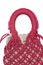 BOLSO GLAM MINI - ROSA - Merakis | Bolsos hechos a mano y decoración