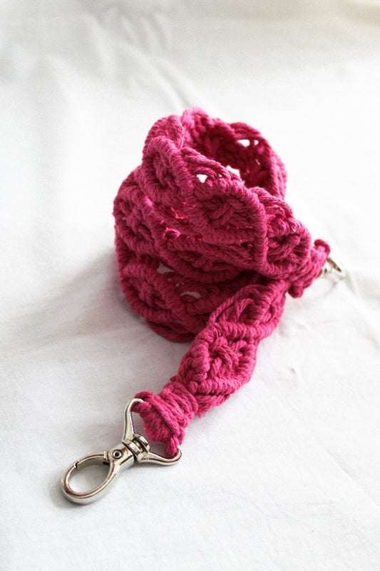 CORREAS BOLSO- NUDO ROSA - Merakis | Bolsos hechos a mano y decoración